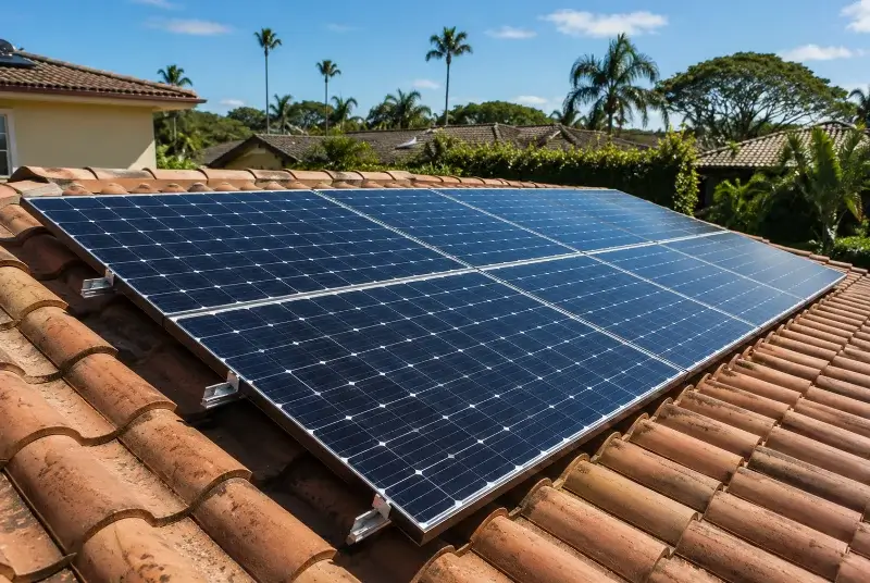 Installation de panneaux solaires à Villedoux